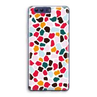 Colored Giraffe: Honor 9 Transparant Hoesje