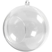 Creativ Company Deco ballen met opening, d 8 cm, gatgrootte 4,5 cm, 5 stuk/ 1 doos