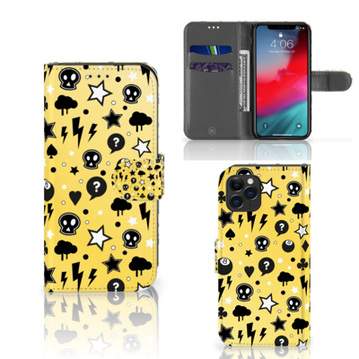 Telefoonhoesje met Naam Apple iPhone 11 Pro Punk Geel Telefoonhoesje met Naam Apple iPhone 11 Pro Punk Geel