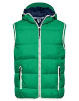 James & Nicholson JN1076 Men´s Maritime Vest - /Irish-Green/White - 3XL - thumbnail