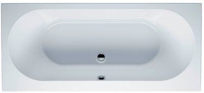 Riho Carolina inbouwbad 2-persoons 180x80cm glans wit acryl