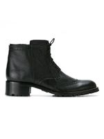 Sarah Chofakian combat boots - Noir