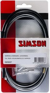 Simson Simson Versnellingskabelset S.A. / Gazelle - Zwart