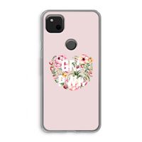 GRL PWR Flower: Google Pixel 4a Transparant Hoesje