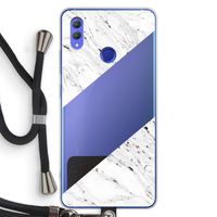 Biggest stripe: Honor Note 10 Transparant Hoesje met koord