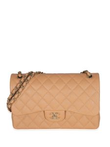 CHANEL Pre-Owned sac porté épaule Jumbo Double Flap (2021) - Tons neutres