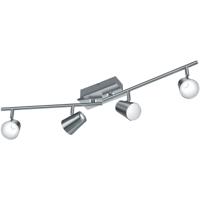 LED Plafondspot 24W Warm Wit 3000K. Rechthoekig. Mat Nikkel. 4-lamps
