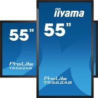 iiyama T5562AS-B1 beeldkrant Interactief flatscreen 138,7 cm (54.6") VA 500 cd/m² 4K Ultra HD Zwart Touchscreen Type processor Android 8.0 24/7 - thumbnail