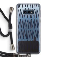 Marrakech Zigzag: Samsung Galaxy S10e Transparant Hoesje met koord