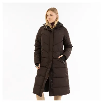 Anky ATC252005 Longline Puffer Coat bruin maat:s