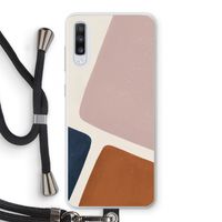 Geo #2: Samsung Galaxy A70 Transparant Hoesje met koord