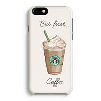 But first coffee: Volledig Geprint iPhone 7 Plus Hoesje
