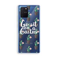 Cactus quote: Samsung Galaxy Note 10 Lite Transparant Hoesje