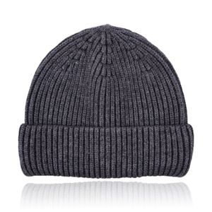 LGT JWLS Donkergrijs Beanie Muts voor Dames Medium Pasvorm