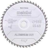 Metabo Aluminium Cut Professional 628276000 Cirkelzaagblad 165 x 20 x 1.2 mm Aantal tanden: 48 1 stuk(s)