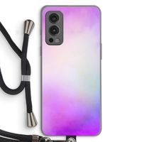 Clouds pastel: OnePlus Nord 2 5G Transparant Hoesje met koord Clouds pastel: OnePlus Nord 2 5G Transparant Hoesje met koord