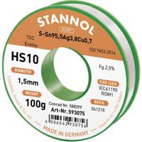 Stannol HS10 2510 Soldeertin, loodvrij Spoel Sn95,5Ag3,8Cu0,7 ROM1 100 g 1.5 mm - thumbnail