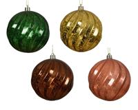 Kerstballen kunststof d10 cm a4 Decoris - Decoris