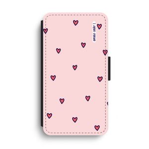 Hartjes: iPhone XS Max Flip Hoesje