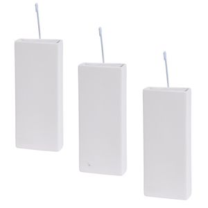 Pakket van 4x stuks witte radiators bak luchtbevochtigers/waterverdampers 20 cm