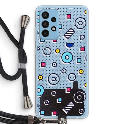 8-bit N°9: Samsung Galaxy A52 Transparant Hoesje met koord