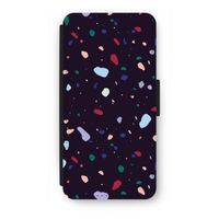 Dark Rounded Terrazzo: iPhone SE 2020 Flip Hoesje