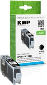 KMP Inktcartridge vervangt HP 364, CB316EE Compatibel Zwart H108 1712,8001