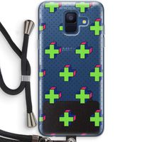8-bit N°10: Samsung Galaxy A6 (2018) Transparant Hoesje met koord