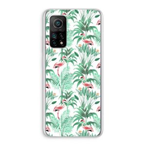 Flamingo bladeren: Xiaomi Mi 10T 5G Transparant Hoesje