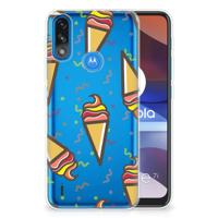 Motorola Moto E7/E7i Power | Siliconen Case | Icecream