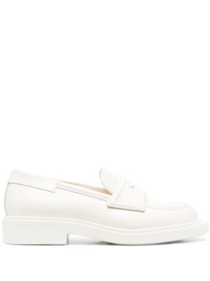3juin mocassins en cuir - Blanc