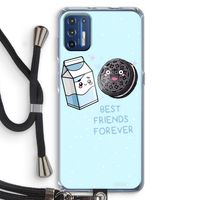 Best Friend Forever: Motorola Moto G9 Plus Transparant Hoesje met koord