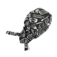 Eenvoudige stijl Unisex Chef ober werk Cap Pirate Hat tulband Cap Eenvoudige stijl Unisex Chef ober werk Cap Pirate Hat tulband Cap