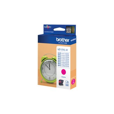 Brother LC-125XLM inktcartridge 1 stuk(s) Origineel Extra (Super) hoog rendement Magenta