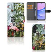 Telefoonhoesje | Met pasjeshouder | voor Samsung Galaxy A15 Jungle