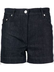 Peter Do short en jean à taille haute - Bleu