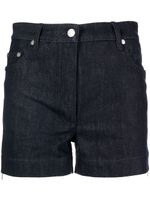 Peter Do short en jean à taille haute - Bleu - thumbnail