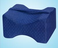 Orthopedische Memory Foam knie wig kussen voor slapen ischias terug heupgewricht pijn verlichting Contour dij been Pad Support kussen Marine blauw ras