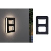 Paulmann 79849 4000870798492 Huisnummerlamp op zonne-energie Energielabel: G (A - G) 0.20 W Warmwit Zwart