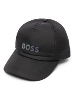 BOSS casquette à logo imprimé - Noir