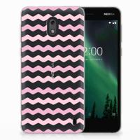 Nokia 2 | TPU bumper | Waves Roze