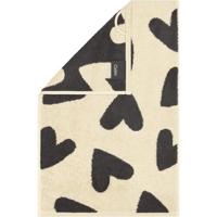 Cawö Cawö Heart Beats 6275 basalt Gastendoekje 30x50