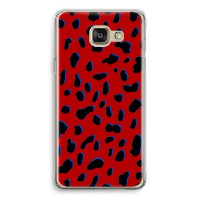 Red Leopard: Samsung Galaxy A5 (2016) Transparant Hoesje