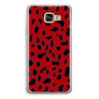 Red Leopard: Samsung Galaxy A5 (2016) Transparant Hoesje