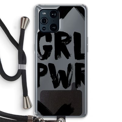 Girl Power #2: Oppo Find X3 Pro Transparant Hoesje met koord