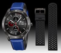 Horlogeband Lotus 50012/2 / BC10959 Leder Blauw