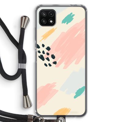 Sunday Chillings: Samsung Galaxy A22 5G Transparant Hoesje met koord