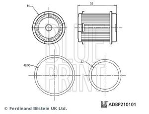 versnellingsbakoliefilter ADBP210101