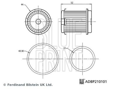 versnellingsbakoliefilter ADBP210101