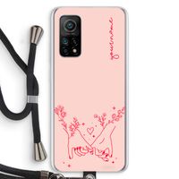 Best Friends: Xiaomi Mi 10T 5G Transparant Hoesje met koord